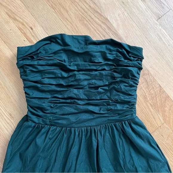 Reformation Lissa dress in forest green - Picture 4 of 6